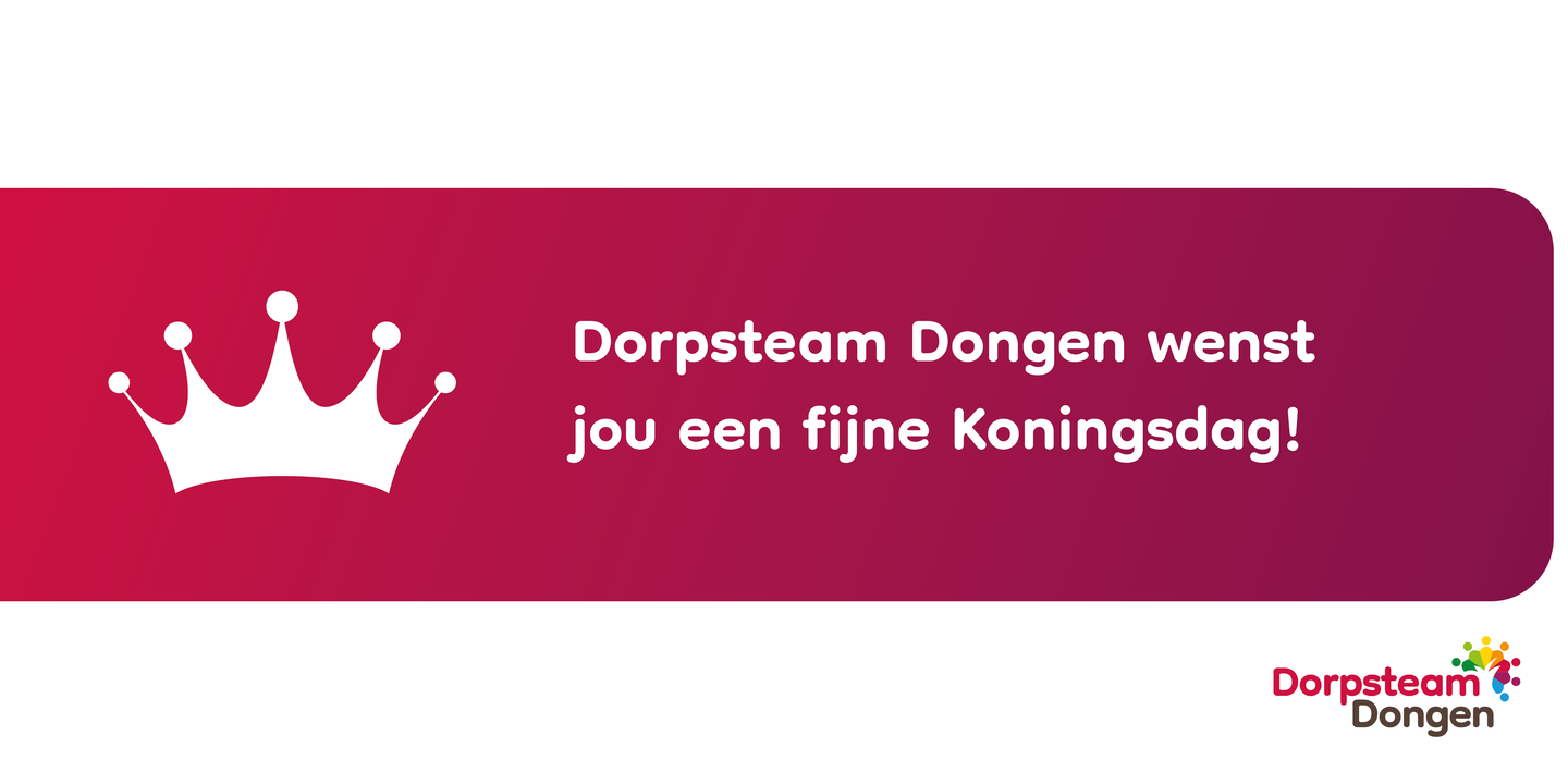 Let op: maandag 27 april geen inloopmoment door Koningsdag!