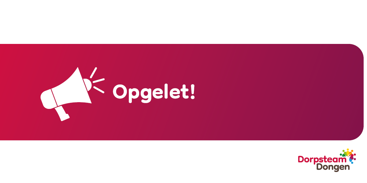 Afwezigheid inloopmoment 9 oktober