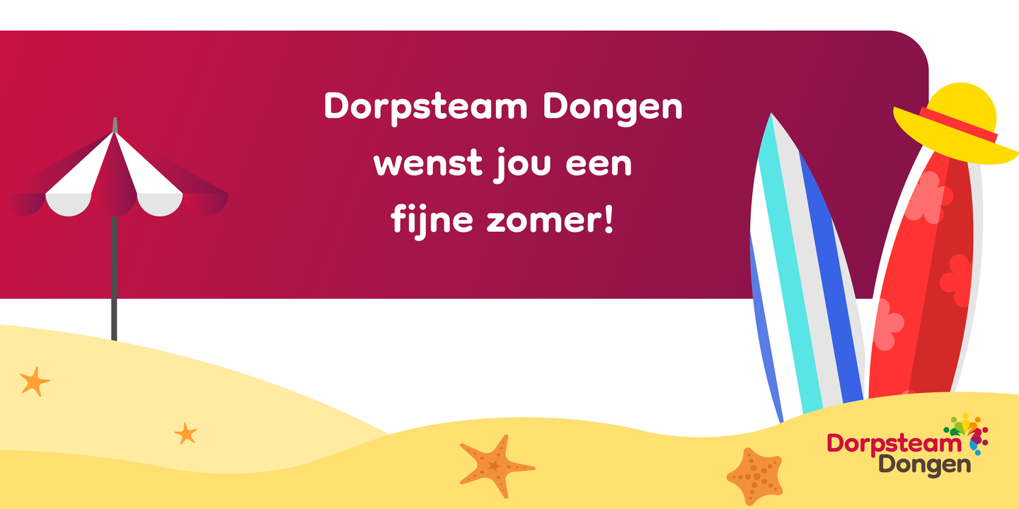 Dorpsteam Dongen blijft bereikbaar tijdens de zomer!